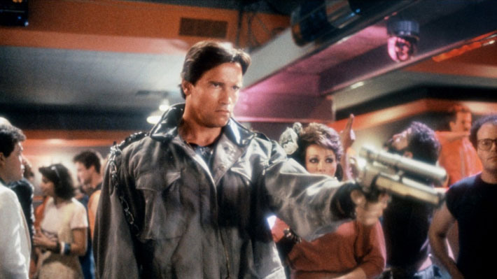 Arnold-Schwarzenegger dans Terminator en 1984
