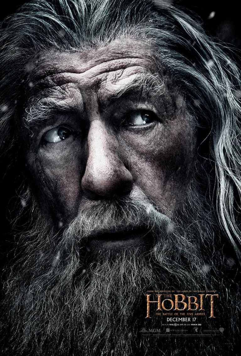 Affiche de Gandalf dans <em>Le Hobbit</em> 3