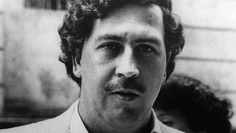 Photo du vrai Pablo Escobar
