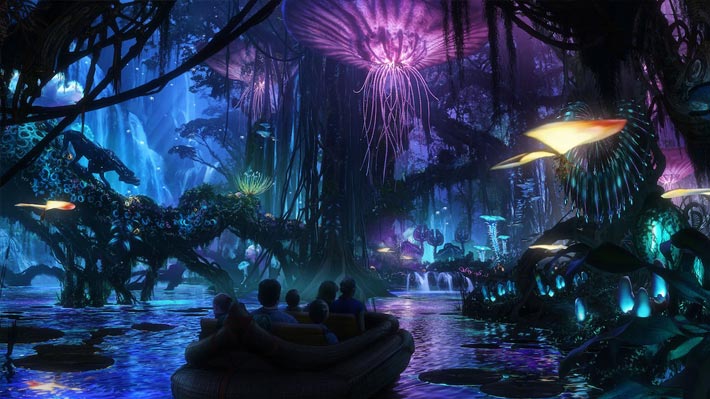 Parc Avatar - image concept de nuit 1