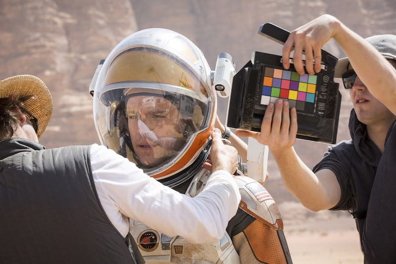 <em>The Martian</em> : Gros plan sur le casque d'astronaute de <strong>Matt Damon</strong>