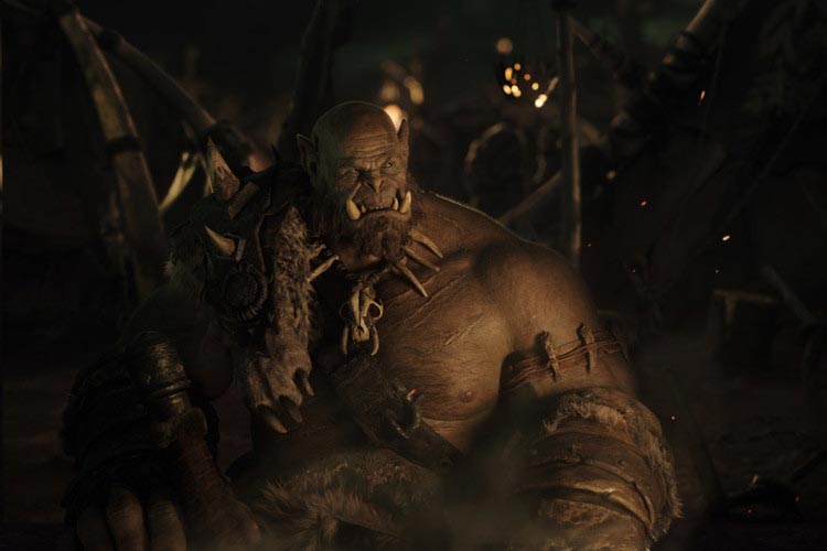 Image de l'orc Orgrim dans le film <em>Warcraft</em>