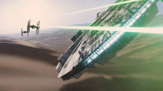 Photo de George Lucas à propos du  film science fiction Star Wars VII Le Réveil de la Force et publiée le 15 Avr. 2015 à 13:15:52